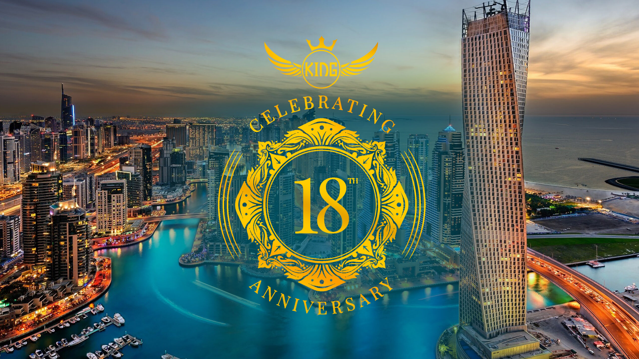king logo site banner 18th anniversary